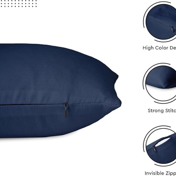 Encasa XO Throw Pillow Covers 20x20 - New; no pkg - 8 total - Picture 2 of 7